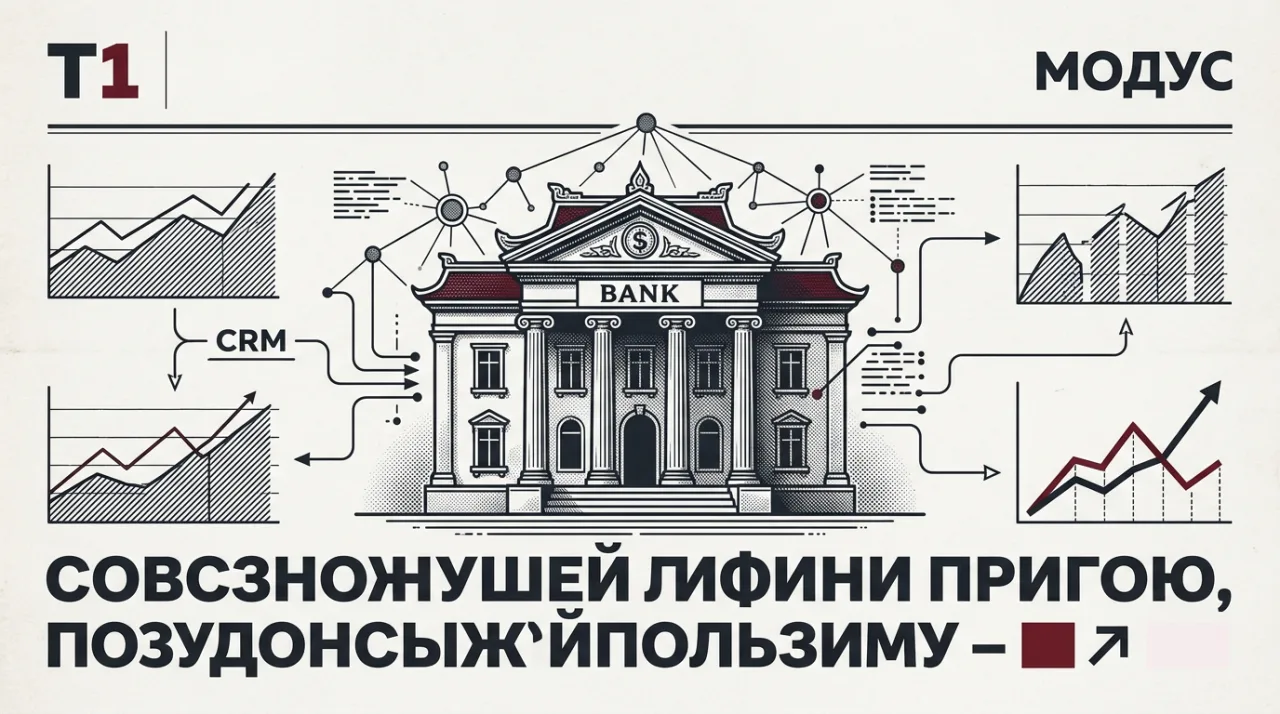Гравюрная иллюстрация внедрения банковской CRM-системы Т1 Модус во Вьетнаме